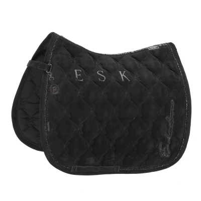 Image of Eskadron SS25 Platinum Saddle Pad Velvet Crystal
