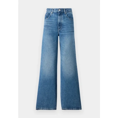 Image of Tommy Hilfiger LANA Wide LEG Leg, Women&#039;s, Size: 26x28, Blue denim