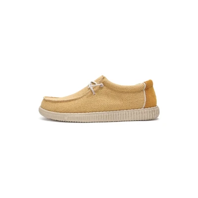 Image of PITAS WP150 Steve Men&#039;s Loafers Casual Boat Shoes Summer Sneakers and Comfortable Walkinpitas for Men, Mustard, 46 EU