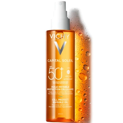 Image of Vichy Capital Soleil Cell Protect Oil SPF 50 200ml