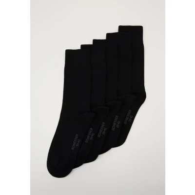 Image of Schiesser 5 PACK Socks, Men&#039;s, Size: 6 8, Schwarz