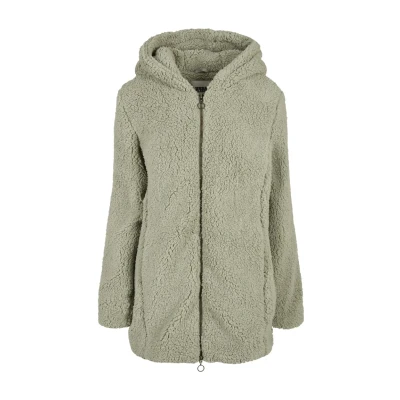 Image of Urban Classics Ladies Sherpa Jacket Winter coat, Women&#039;s, Size: 5XL, Softsalvia
