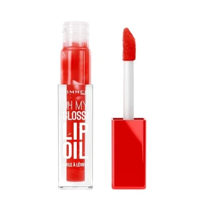 Image of Rimmel Oh My Gloss! Lip Oil 6ml (Various Shades) Vivid Red