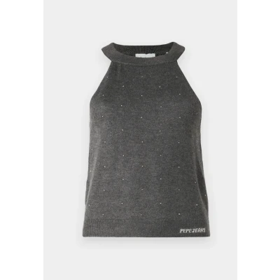 Image of Pepe Jeans HALO Top, Women&#039;s, Size: XS, Dark grey