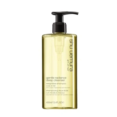 Image of Shu Uemura, Gentle Radiance Cleanser, Shampoo, For All Hair Types, With Biotech Ferment, Removes Dirt From The Scalp, 400 ml