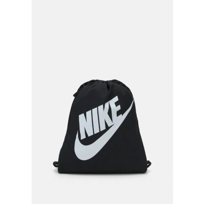 Image of Nike Sportswear Heritage Unisex Rucksack, Size: One Size, Black/white