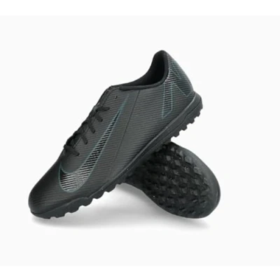 Image of Nike Performance Vapor 16 CLUB TF Astro turf trainers, Size: 12, Black/deep jungle Synthetics