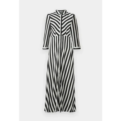 Image of YAS Maxi dress, Women&#039;s, Size: 6, Black/ white stripes