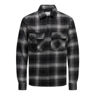 Image of Only &amp; Sons Shirt, Men&#039;s, Size: Large, Schwarz