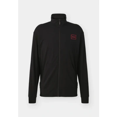 Image of HUGO LAZE ZIP Jacket Pyjama top, Men&#039;s, Size: Medium, Black
