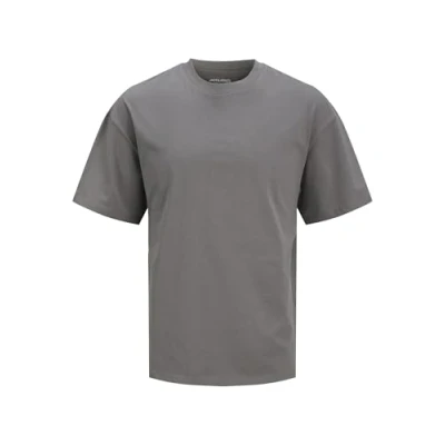 Image of Jack &amp; Jones Jjebradley TEE O NECK Basic Tshirt, Men&#039;s, Size: XS, Castlerock