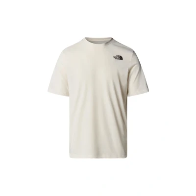 Image of The North Face Foundation Mountains Faces Print Tshirt, Men&#039;s, Size: Small, White dune