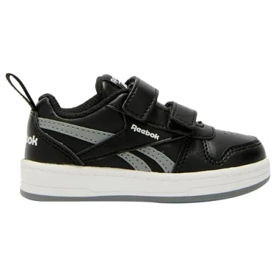 Image of Reebok Classic Royal Prime 2.0 TWO Strap Unisex Trainers for kids, Size: 55, Black/grey/white shoes