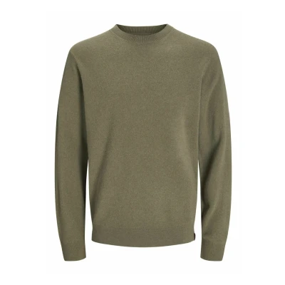 Image of R.D.D. Royal Denim Division Rundhals Einfarbig mit Jumper, Men&#039;s, Size: Small, Dusky green
