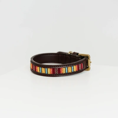 Image of Kentucky Dog Collar Handmade pearls