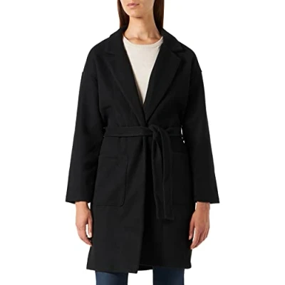 Image of Pieces Pcjolene Light Jacket Classic coat, Women&#039;s, Size: Large, Black