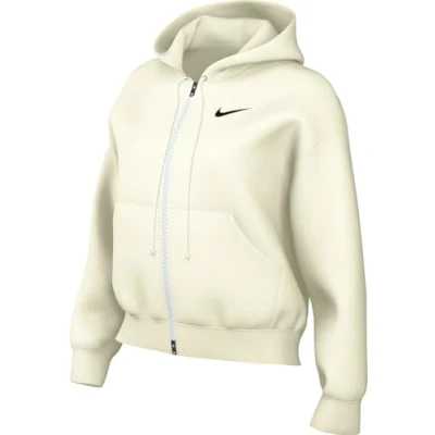 Image of Nike Sportswear Zipup sweatshirt, Women&#039;s, Size: XS, Sail/black