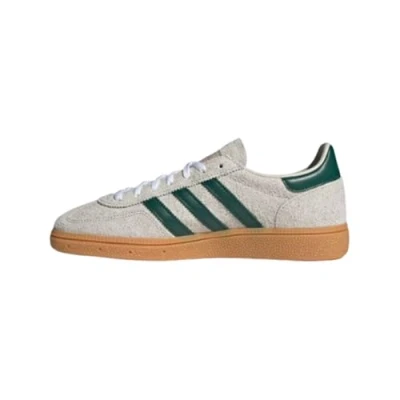 Image of adidas Originals Handball Spezial Trainers, Women&#039;s, Size: 11.5, Alumina/collegiate green Suede