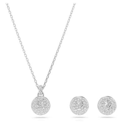 Image of Swarovski Meteora SET Earrings silvercoloured, Women&#039;s, Size: One Size, Silver coloured