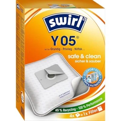 Image of Swirl Vacuum cleaner bag y05 pack. 4pcs 6778329