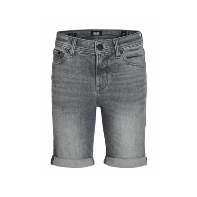 Image of JACK&amp;JONES JUNIOR Boy&#039;s Denim Shorts, Grey Denim/Detail:am 362 Ofr 5658, 176