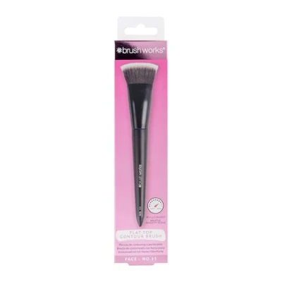Image of brushworks No. 11 Flat Top Contour Brush