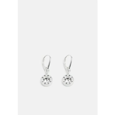 Image of DKNY LOGO Stone DROP Earrings silvercoloured, Women&#039;s, Size: One Size, Silver coloured
