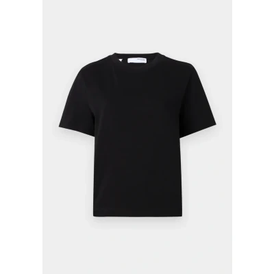 Image of Selected Femme Slfessential BOXY TEE Basic Tshirt, Women&#039;s, Size: 14, Black