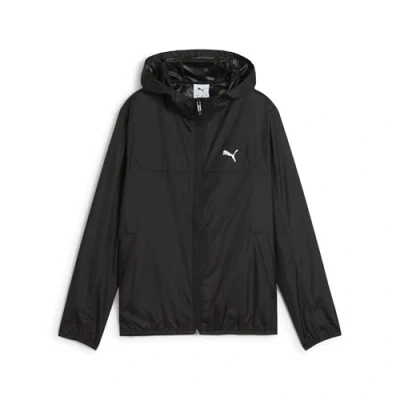 Image of Puma Regular Windbreaker Unisex Training jacket for kids, Size: 8y(7 8y), Black