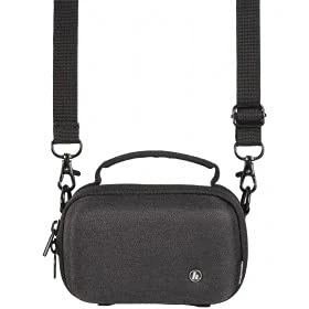 Image of Hama Ambato Camera Case for System and Video 12 x 6 7 cm Hard Hiking, Biking, Trekking, with Belt Loop Hanging Carrying Handle Black