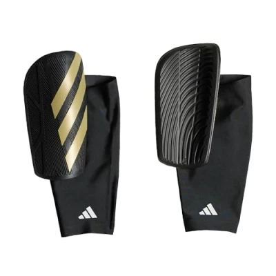 Image of adidas Performance Shin pads, Size: Medium, Black gold met white