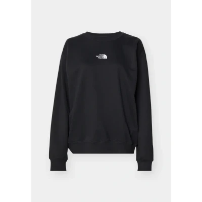 Image of The North Face Essential Oversize CREW Sweatshirt, Women&#039;s, Size: XS, Black