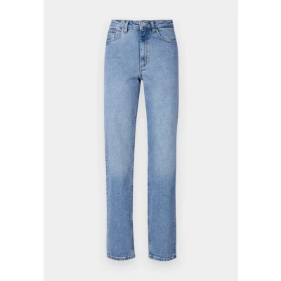 Image of ONLY Onljuicy Straight leg jeans, Women&#039;s, Size: 26x34, Medium blue denim