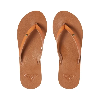 Image of Roxy Women&#039;s Jyll Flip Flops, Brown Tan Tan, 6 UK