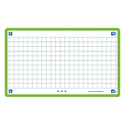 Image of Flash Cards by Oxford, Squared with Green Frame, Pack of 80 Cards, 7.5x12.5cm Size 400133872