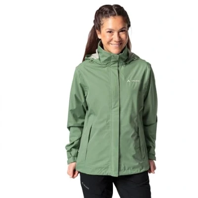 Image of Vaude Women Escape Light Waterproof jacket, Women&#039;s, Size: 8, Willow green