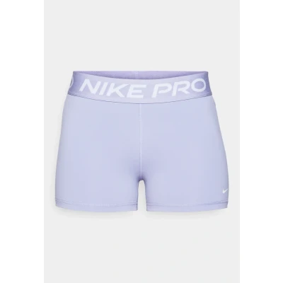 Image of Nike Performance Short Leggings, Women&#039;s, Size: Medium, Lilac ice/white