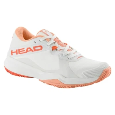 Image of Head Motion TEAM Padel Trainers, Women&#039;s, Size: 5, White/coral Imitation leather/ textile