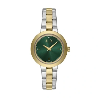 Image of Armani Exchange Green Women&#039;s Watch AX5176