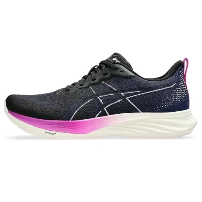 Image of Asics Dynablast 4 Road running shoes, Women&#039;s, Size: 10, Black blue expanse Synthetics