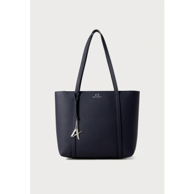 Image of Armani Exchange Shopping BAG Tote bag, Women&#039;s, Size: One Size, sky captain/studio