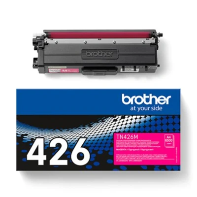 Image of Brother Toner Magenta F/F/hl l9310cdw/mfc l9570cdw 6500pages Laser Cartridge &amp; (6,500 Pages) Cartridge, 6500 Page Yield, Magenta, One Piece (S)