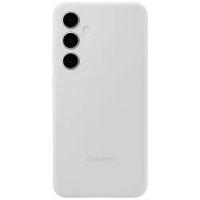 Image of Samsung Silicone Back Cover Grey Galaxy S24 FE