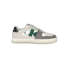 Image of Calvin Klein Men&#039;s Classic Heritage Cupsole Trainers, White Mushroom G Palm Black, 9 UK
