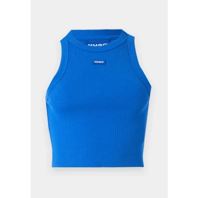 Image of HUGO TANK Top, Women&#039;s, Size: XS, Open blue