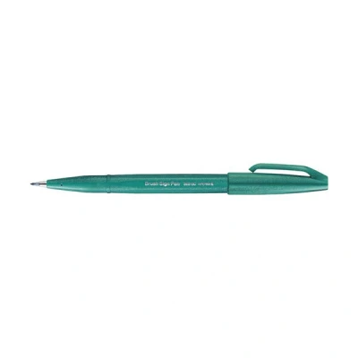 Image of Pentel Brush Sign Pen Turquoise