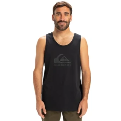 Image of Quiksilver Men&#039;s Ev Comp Logo Tank T Shirt (Pack of 1)