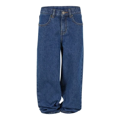 Image of Urban Classics Straight leg jeans for kids, Size: 11 12y, Mid indigo washed