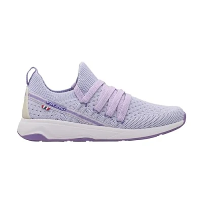 Image of Viking Unisex Children&#039;s Engvik Walking Shoe, Light Grey Apricot, 3.5 UK