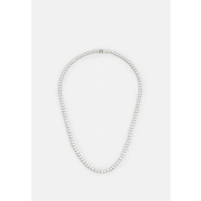 Image of Swarovski Matrix Necklace Silver coloured, Women&#039;s, Size: Medium, coloured